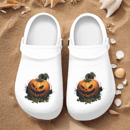 Halloween - Jack-O-Lantern Nurse Clogs