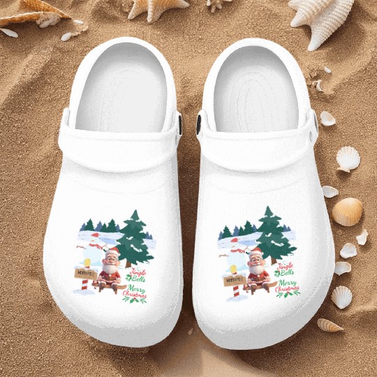 "Jolly Christmas Cheer" Nurse Clogs