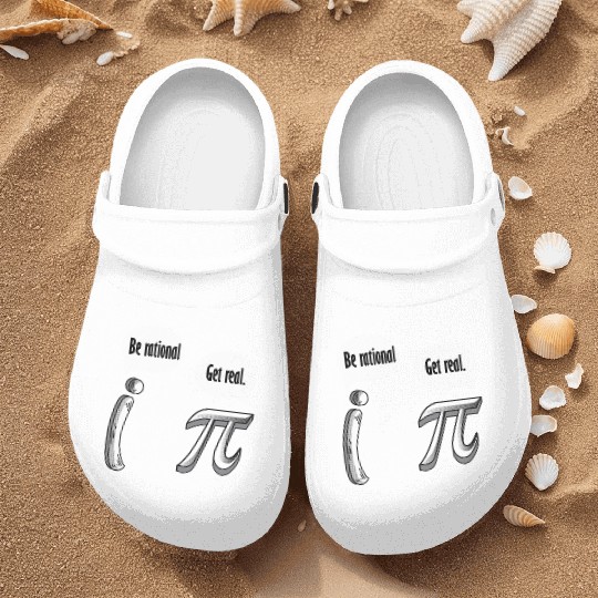 Be Rational Get Real, Math Pi Day Nurse Clogs