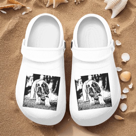 Saint Bernard Puppy image Nurse Clogs