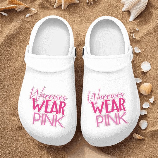 Warriors Wear Pink Nurse Clogs