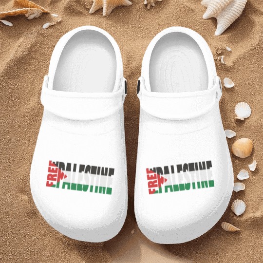 free palestine Nurse Clogs