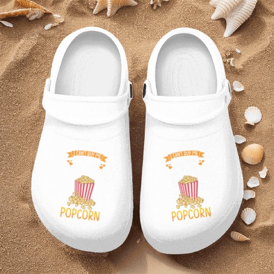 Popcorn Lover Gift Funny Popcorn Nurse Clogs