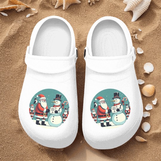North Pole Alliance - Peace Treaty & Winter Unity Nurse Clogs