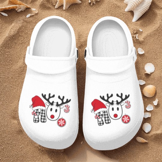 ugly christmas ho ho ho sweater Nurse Clogs