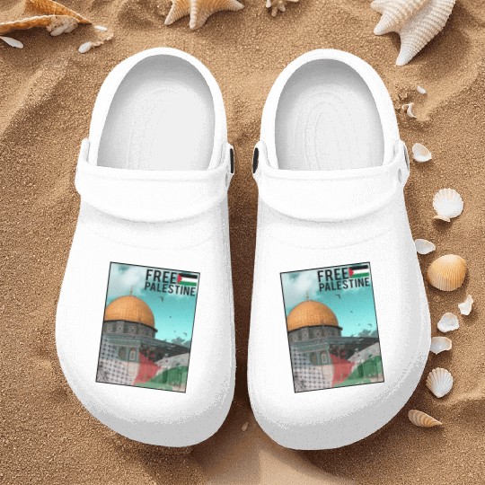 free palestine Nurse Clogs