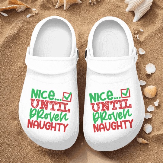 Festive Holiday Cheat Sheet Typography Nurse Clogs