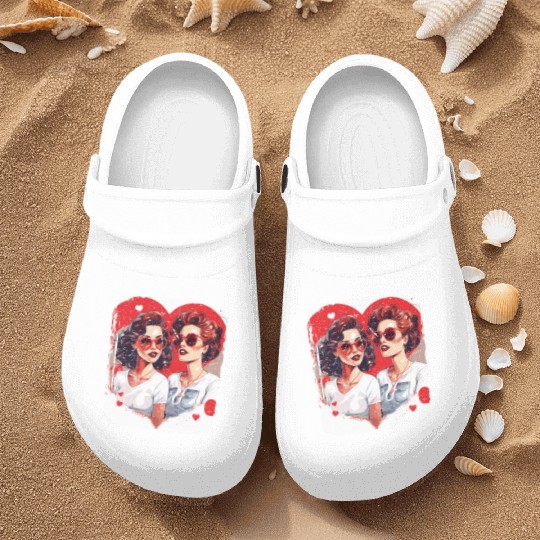 Valentines Day Outfit For Her And Her in love Nurse Clogs