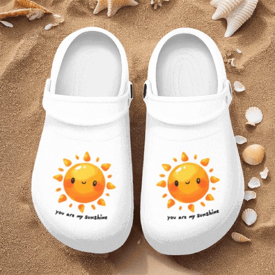 Happy You Are My Sunshine Nurse Clogs