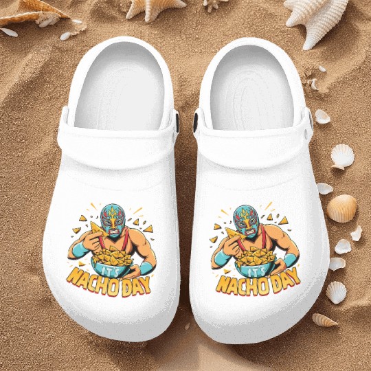Mexican Wrestling Wrestler Lucha Libre Nacho Nurse Clogs