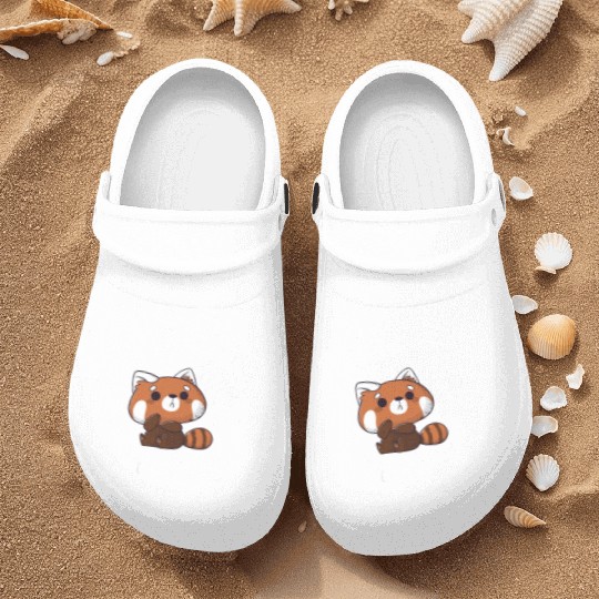 Forgetful Red Panda Nurse Clogs