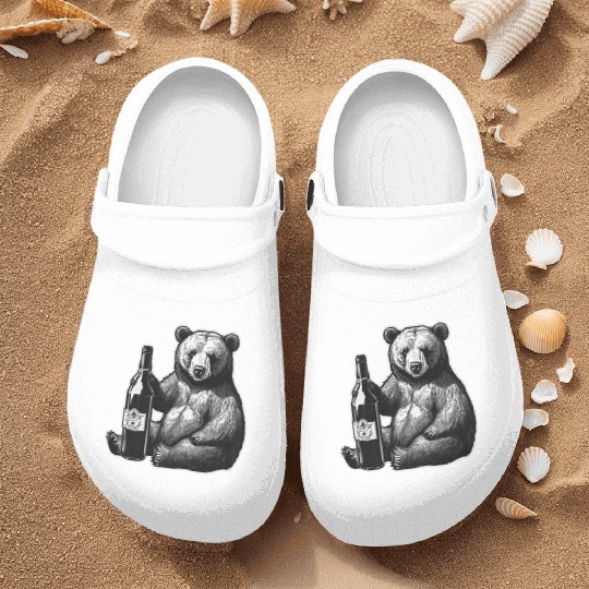 grizzly bear Nurse Clogs