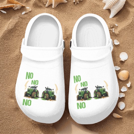No Farmers No Food No Future Nurse Clogs