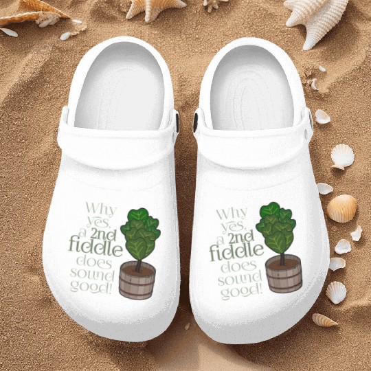 2nd fiddle... leaf fig Nurse Clogs