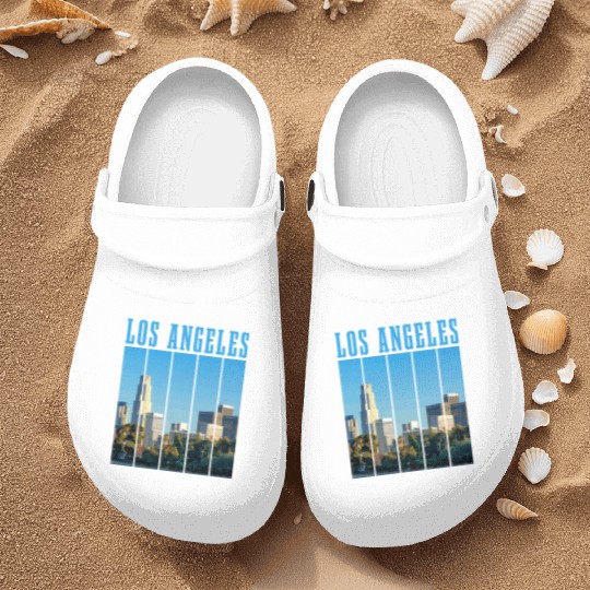 Los Angeles California LA Gift Nurse Clogs