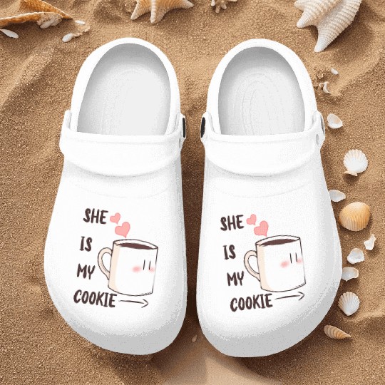 SHE IS MY COOKIE - VALENTINE'S DAY Nurse Clogs