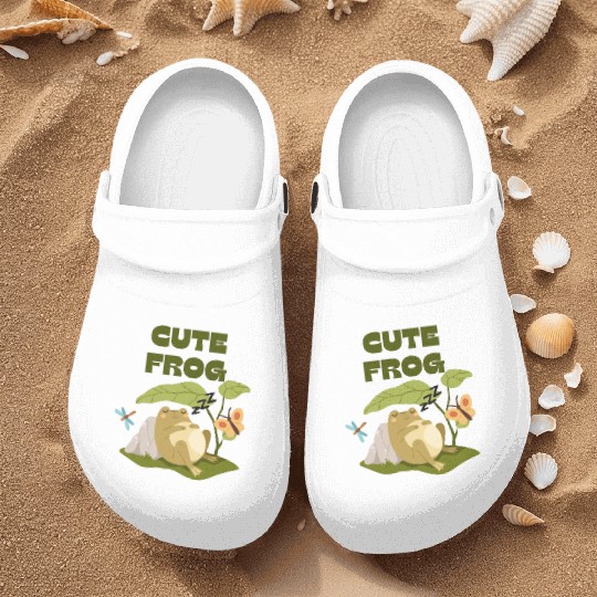 Green Enjoy Life Frog Nurse Clogs