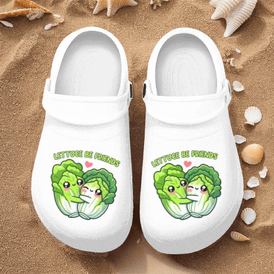 Lettuce Be Friends | Vegan Food Nurse Clogs