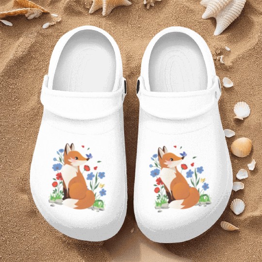Fox Cottagecore Naturecore Children Nurse Clogs