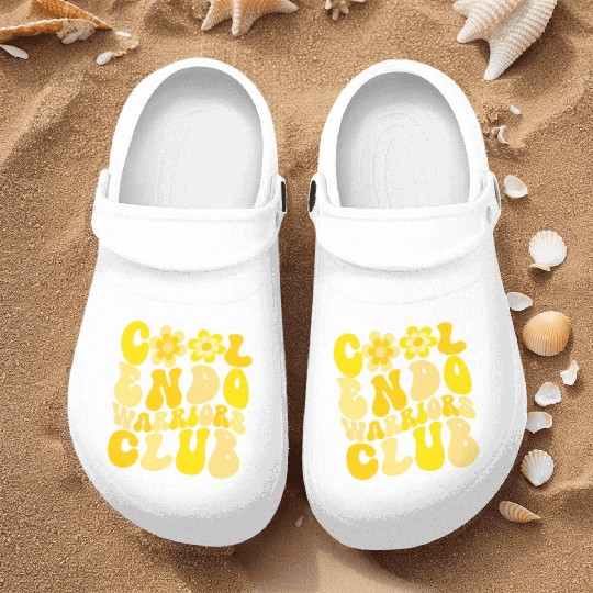 Cool Endometriosis Warriors Club Nurse Clogs
