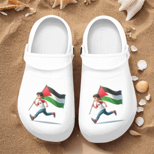 Free Palestine Nurse Clogs