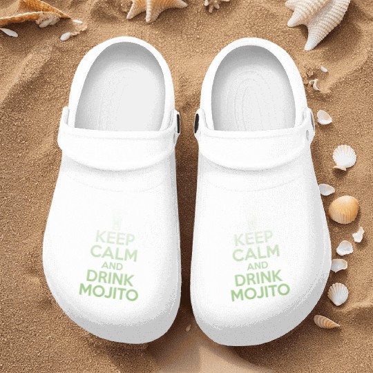 Keep Calm And Drink Mojito Nurse Clogs - Funny Rum