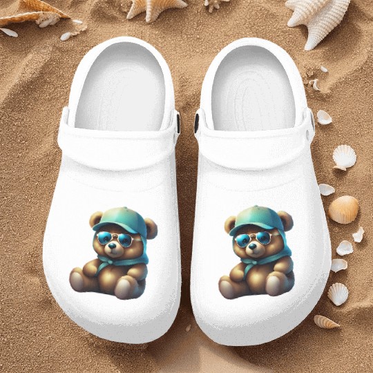 Teddy bear,Cute Teddy Bear Nurse Clogs
