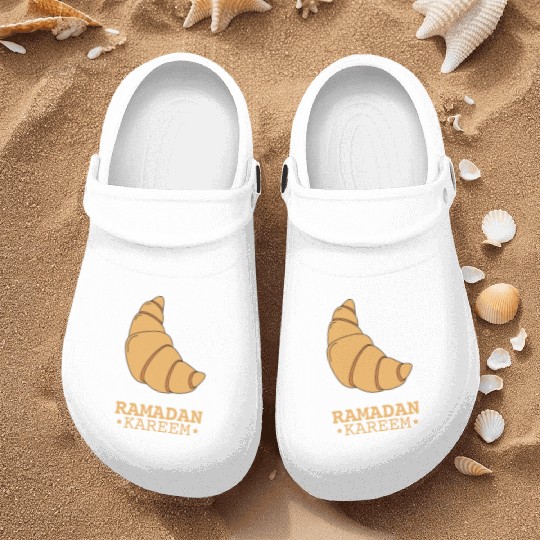 The crescent croissant is a sweet combination Nurse Clogs