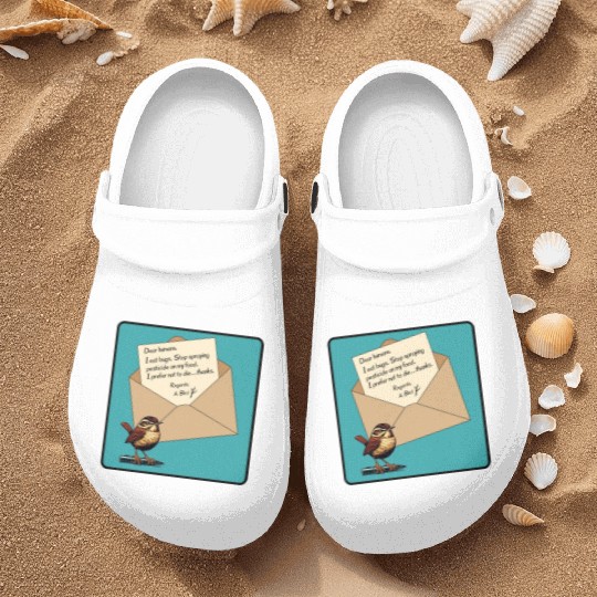 Cute Little Angry Bird Design Nurse Clogs