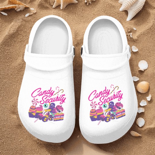Candy Security Mom Dad Matching Birthday Costume Nurse Clogs