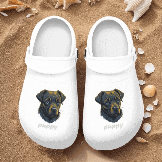 sad dog Nurse Clogs