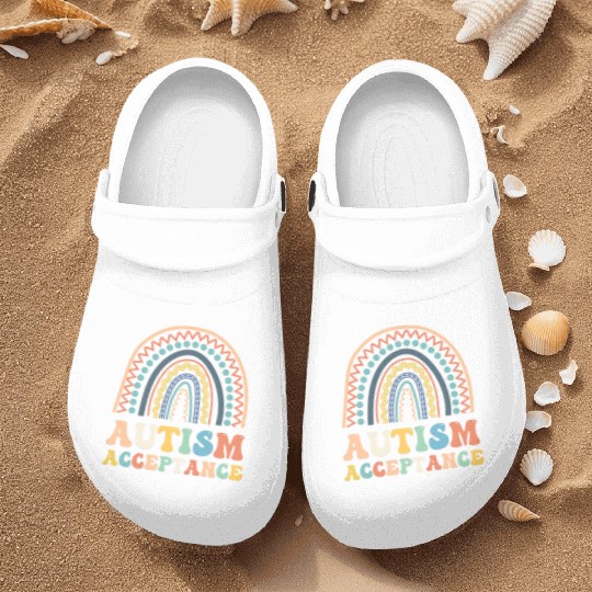 Acceptance Special Education Teacher Funny Nurse Clogs