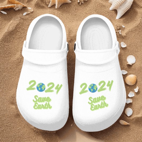 Earth Day Save earth save the planet everyday Nurse Clogs
