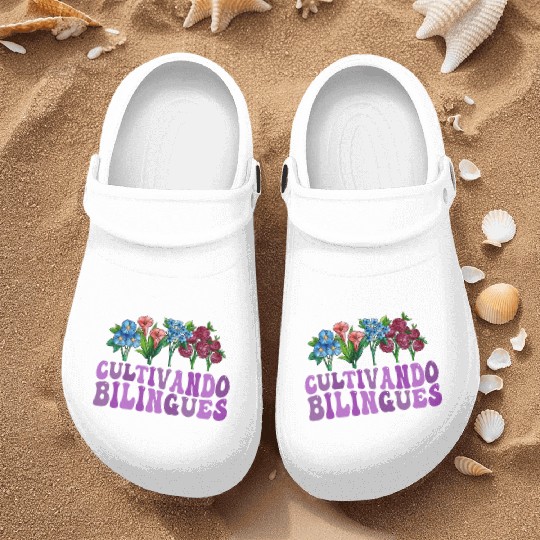Cultivando Bilingües Spanish Teacher Nurse Clogs