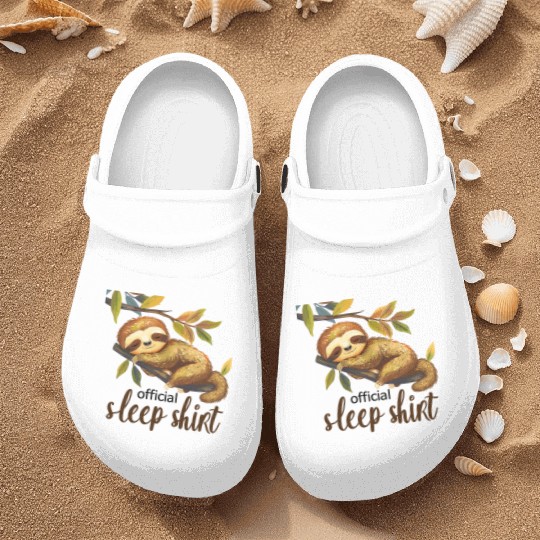 Official sleep Nurse Clogs & Sleeping Sloth Baby
