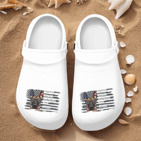 BELGIAN MALINOIS GERMAN SHEPHERDS NEED HEROS TOO Nurse Clogs