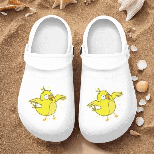 Canary Bird dancing Nurse Clogs