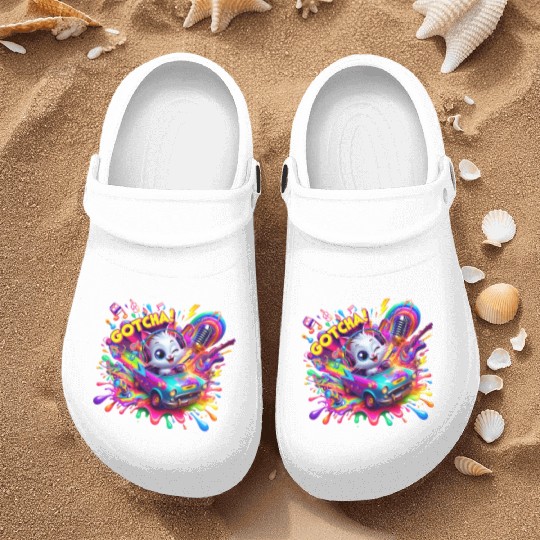 Galactic Vibes: Plosion of Splashes - GoTcha! Nurse Clogs