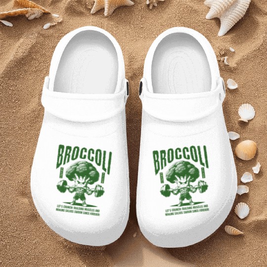 Broccoli Gym Nurse Clogs