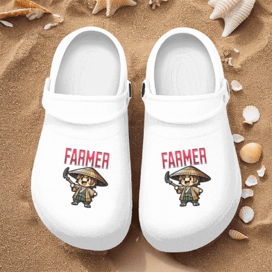 Joyful Farmer Charm Nurse Clogs