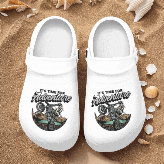 MOTOCROSS ITS TIME ADVENTURE Nurse Clogs