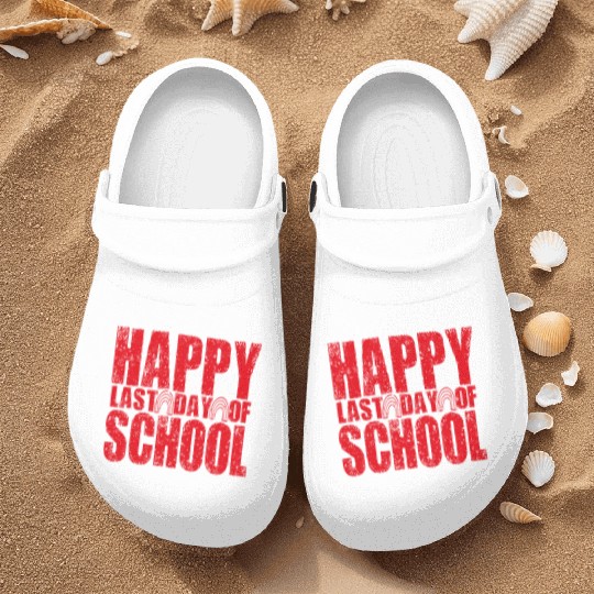 hello teacher Happy day preschool summer student Nurse Clogs