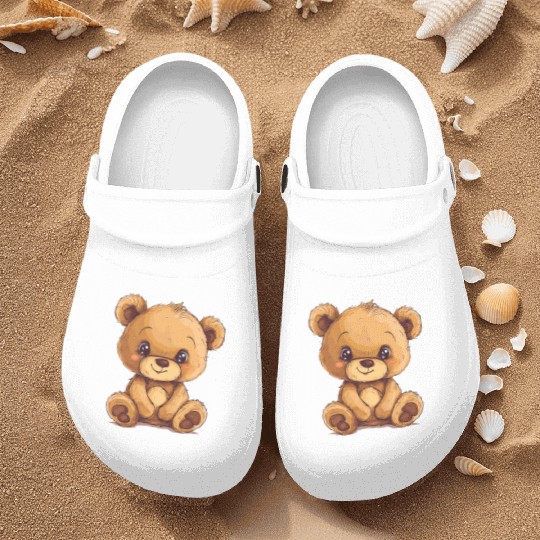 Cute Kawaii Teddy Bear Clipart, Cute Teddy Bear Nurse Clogs