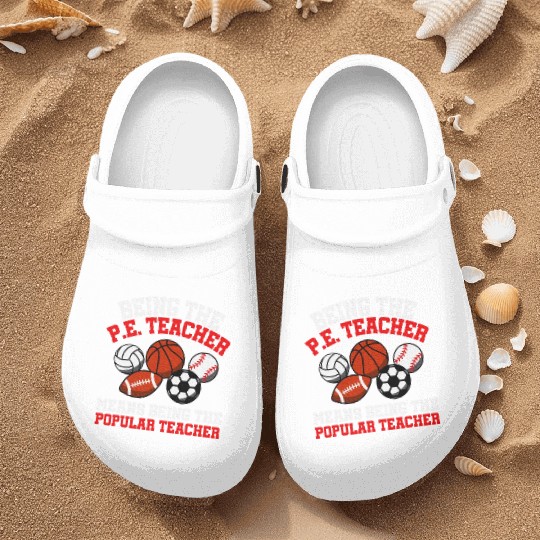 PE Teacher Physical Education Teacher Nurse Clogs