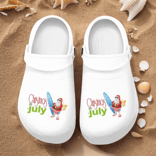 christmas in july Nurse Clogs