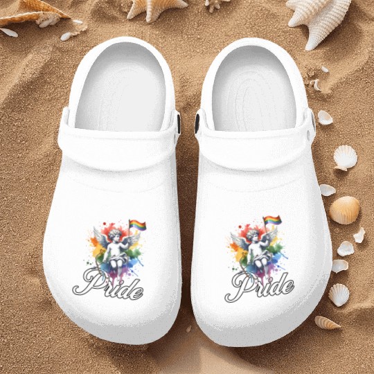 Love Is Love Pride Colors Of Rainbow Equality fun Nurse Clogs