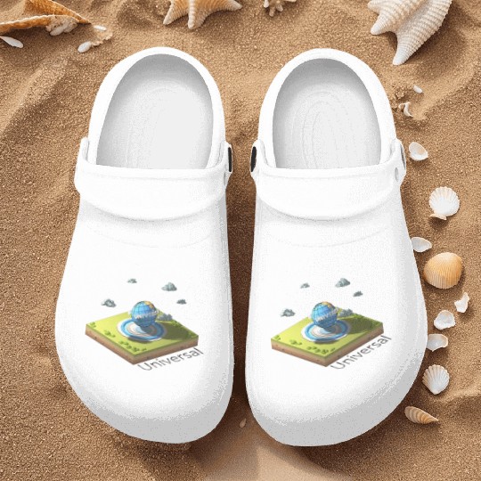 Geometric low poly Universal Studios Nurse Clogs