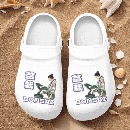 Bonsai Caretaker in Ukiyo-e Nurse Clogs