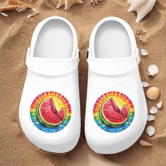 LGBTQ Melon Nurse Clogs