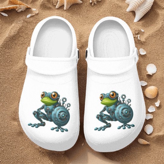 Cyborg Frog Toad Newt Robot Mech Design Nurse Clogs